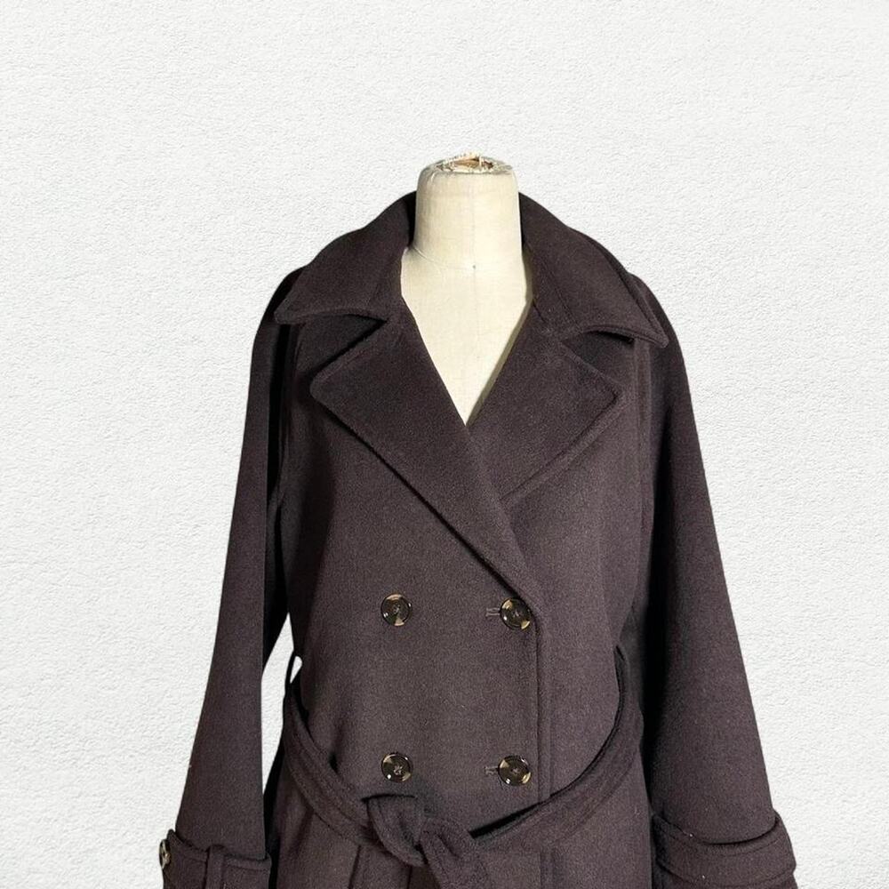 Abercombie & Fitch Wool Coat in Brown - Picture 3 of 7